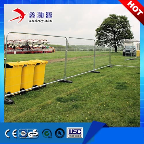 Hot Galvanized Crowd Control Barrier _Movable Road Fence